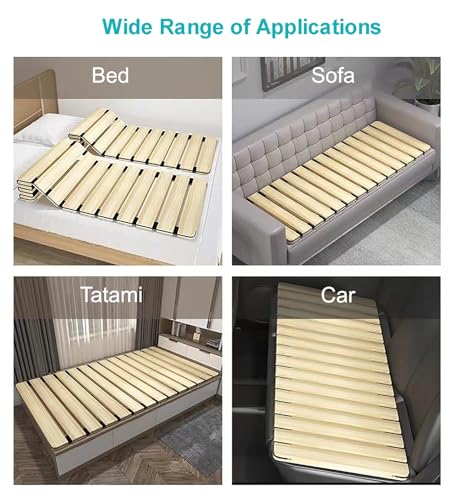 Tablero duro protector de cintura y dolor de espalda con listones de madera 7