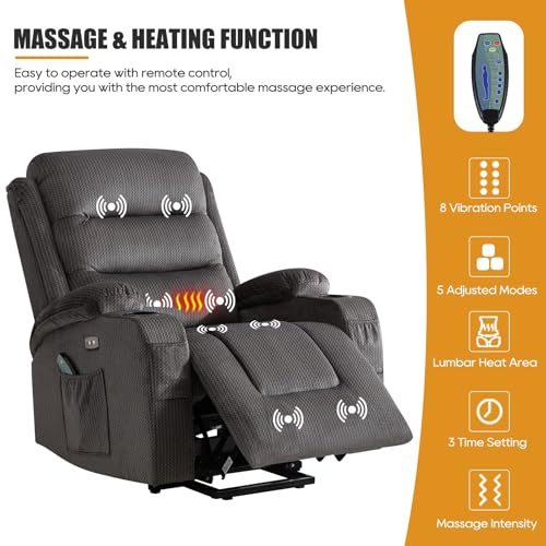 Sillón con función masaje y calefacción miniatura 4