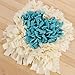 Pet reniflant Tapis Chien Consomme de l'énergie Slow Food Puzzle mangé Nourriture Chien reniflant butiner Peut épisser Tapis Anti-démolition-Amour Bleu et Blanc