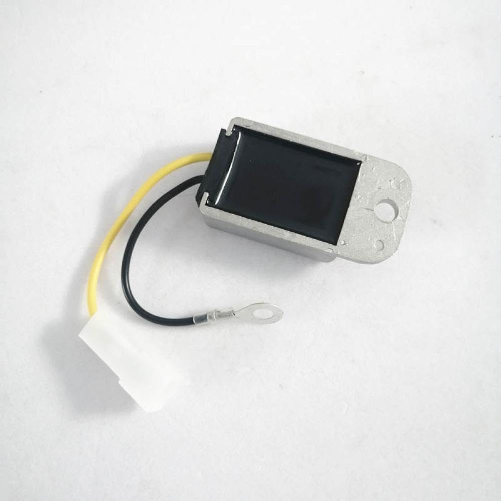 Rectificador regulador de voltaje eléctrico de 6 V para motocicleta, paquete de 2 compatibles con piezas de motocicletas automotrices para rectificador regulador AL 50 de 6 V