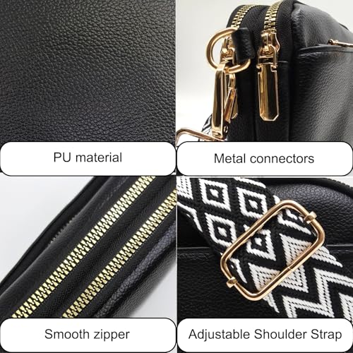 preday Small Crossbody Bags for Women Vegan Leather Purses Shoulder Handbags with Adjustable Strap4