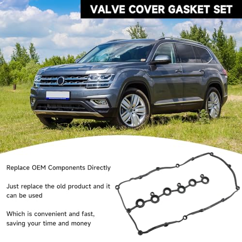 Image of Engine Valve Cover Gasket 03H103483C for VW Audi Porsche 3.6L | For VW Atlas CC Passat Touareg; Porsche Cayenne; Audi Q7; Skoda Superb 3.6L applications 2006-2023; OE 95510523100