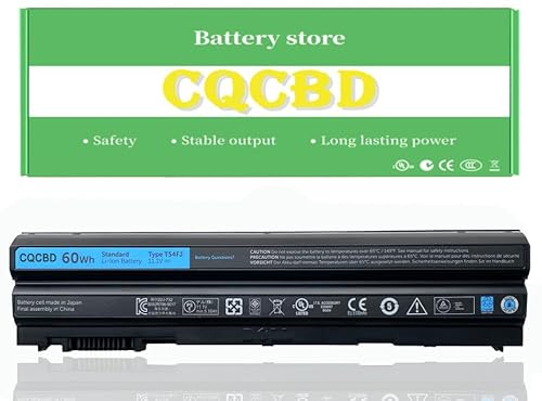 CQCBD T54FJ 8858X M5Y0X Laptop Battery for Dell for Inspiron 14R 4420 5420 5425 15R 4520 5520 7520 17R 4720 5720 Latitude E5420 E5520 E5530 E6420 E6430 E6520 E5430 E6530 E6540 (11.1V 60Wh)