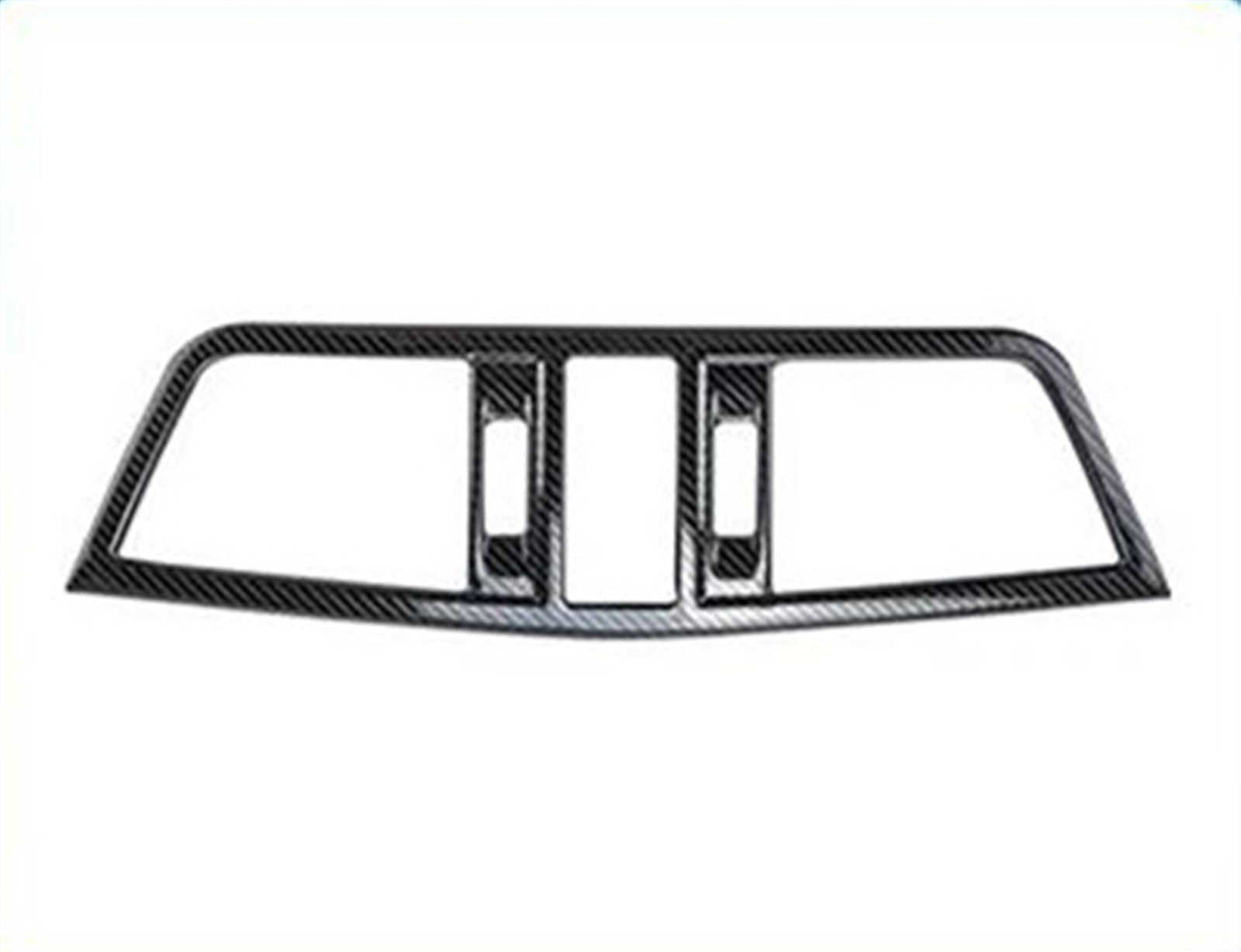 Car Center Console Air Conditioner Vents Frame Decoration Cover Trim for Benz E Class Coupe W207 C207 2009-2013(Carbon Fiber Color)