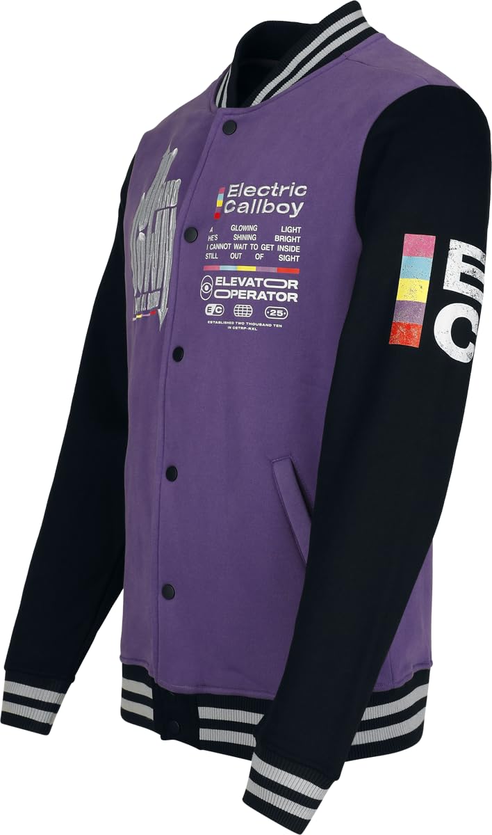 Electric Callboy Up and Down Varsity Jacket Männer Collegejacke multicolor