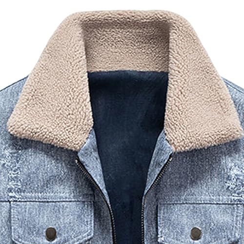 Chaqueta masculina de cuero tipo camionero con cierre miniatura 4
