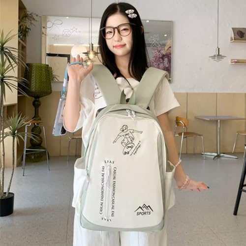 Image of Tinttot 30 Litre, Japanese Korean Style Capybara Niche College Students Light weight School bag Women's Travel Backpack