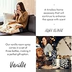 Fragrant Room Spray, Vanilla, 3 x 3.4 fl oz, Air Fresheners Odor Eliminator for Home, Bathroom, Concentrated Room Spray - Image 5