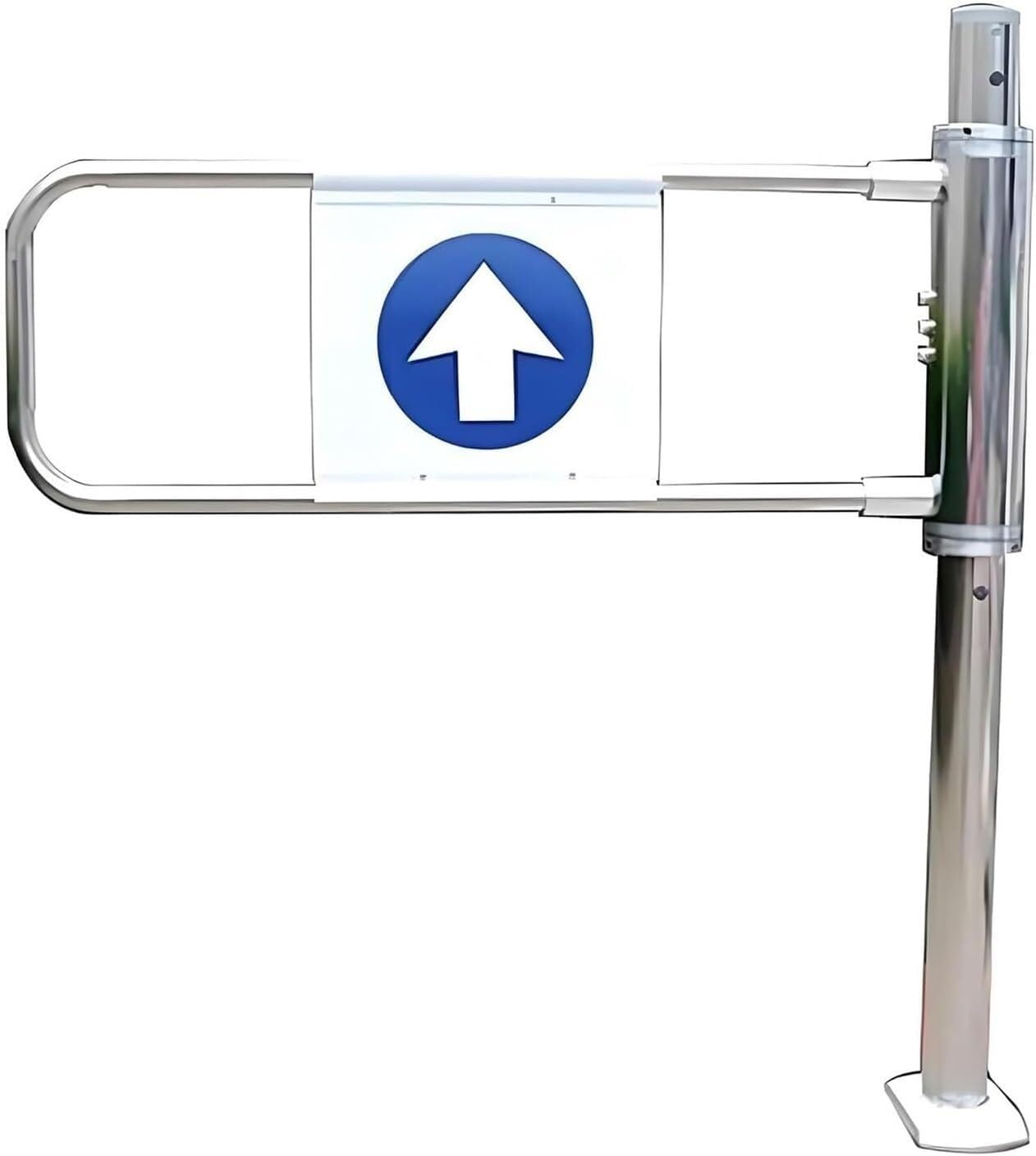 Puerta de Seguridad batiente, Entrada unidireccional para Mayor Seguridad, Ideal para Uso doméstico o de Oficina (Rightdoor, 70x100cm)