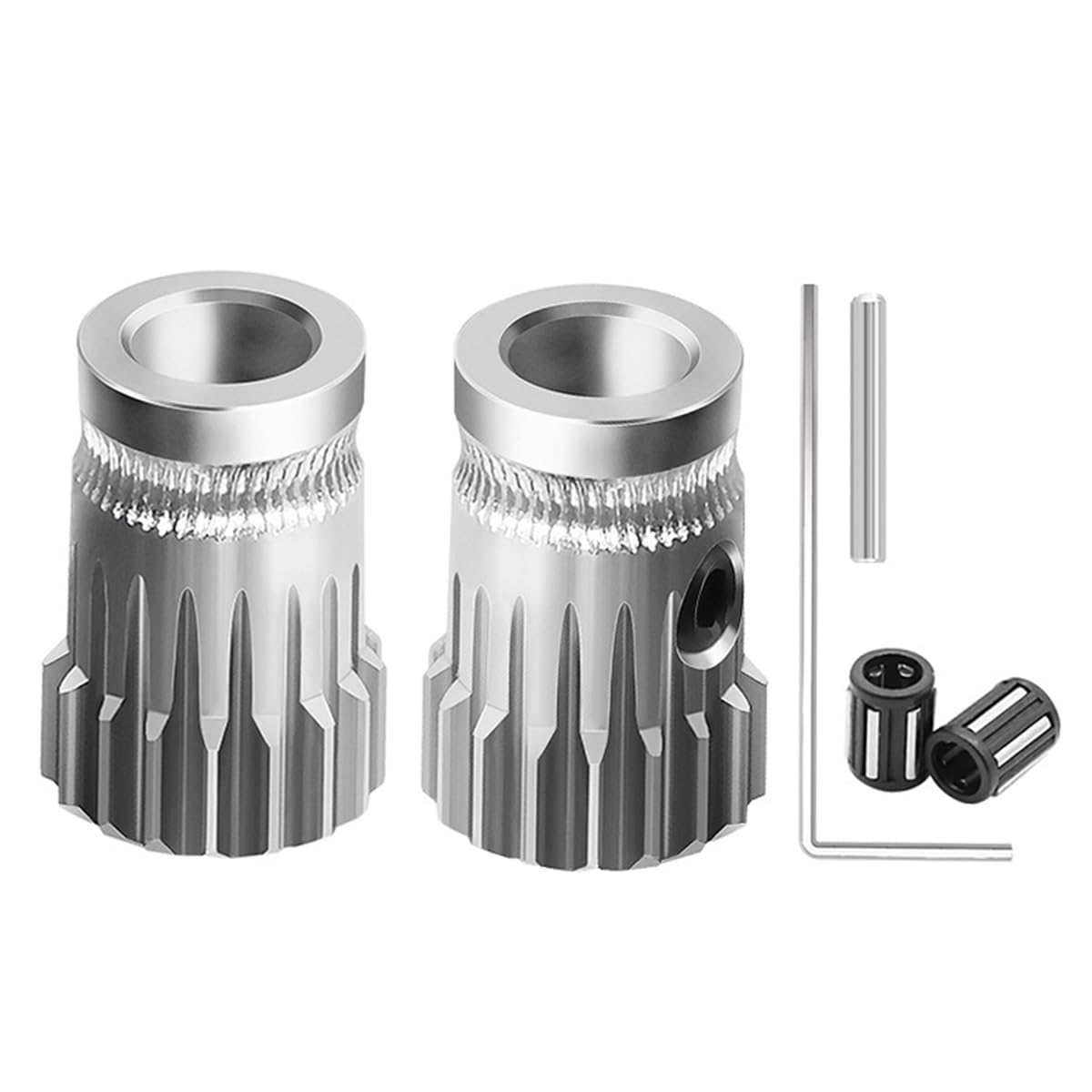 3D Printer BMG Extruder Dual Gear MK2 and MK3 Parts Drive Gear Kit Gears Extrusion Wheel for DIY Prusa i3