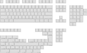 Amazon.com: Domikey Pearl Cherry Profile abs doubleshot Backlit