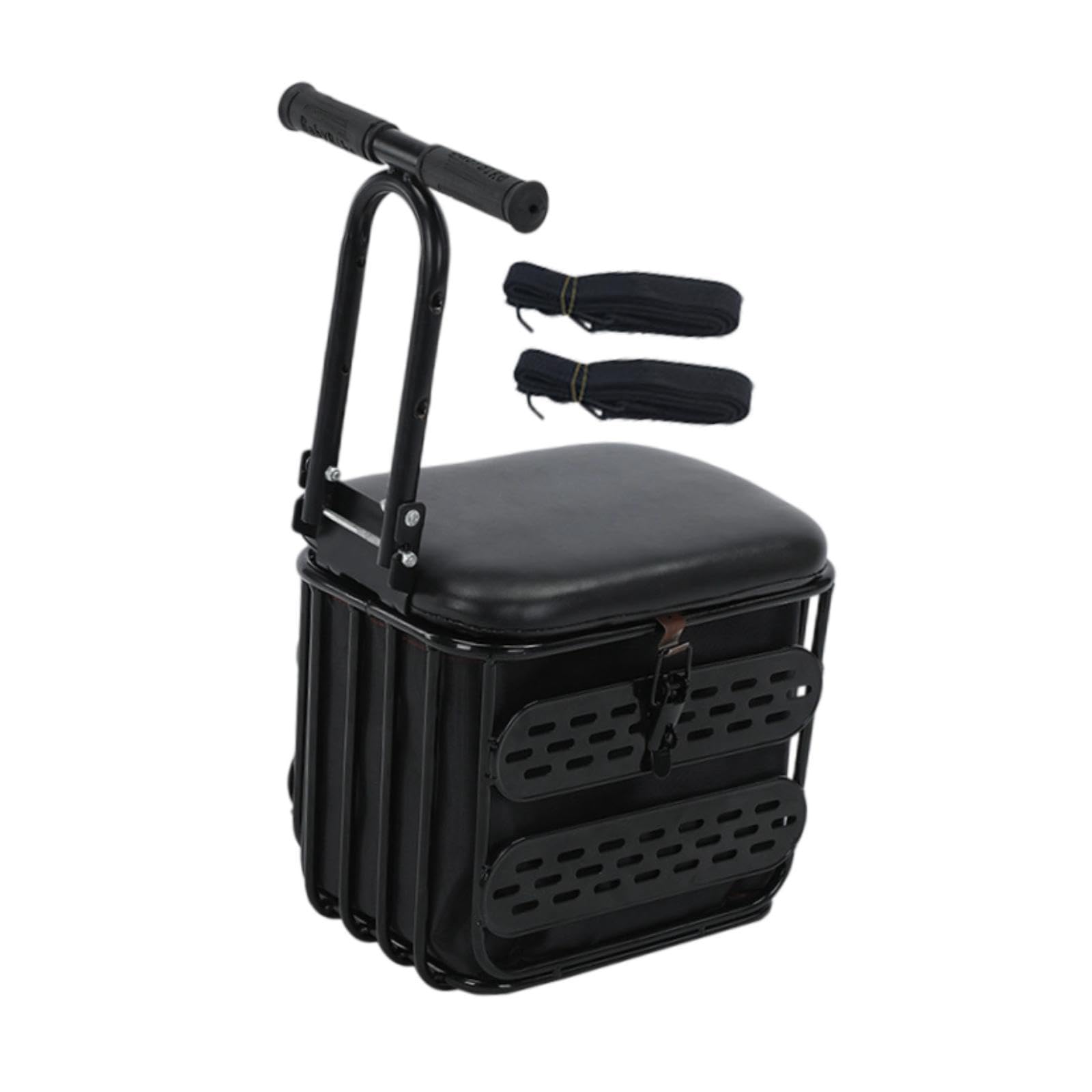 FABLOFT Electric Scooter Child Seat Front for Motorcycle Pedal Scooter Electric Bike black with handrail-image-42
