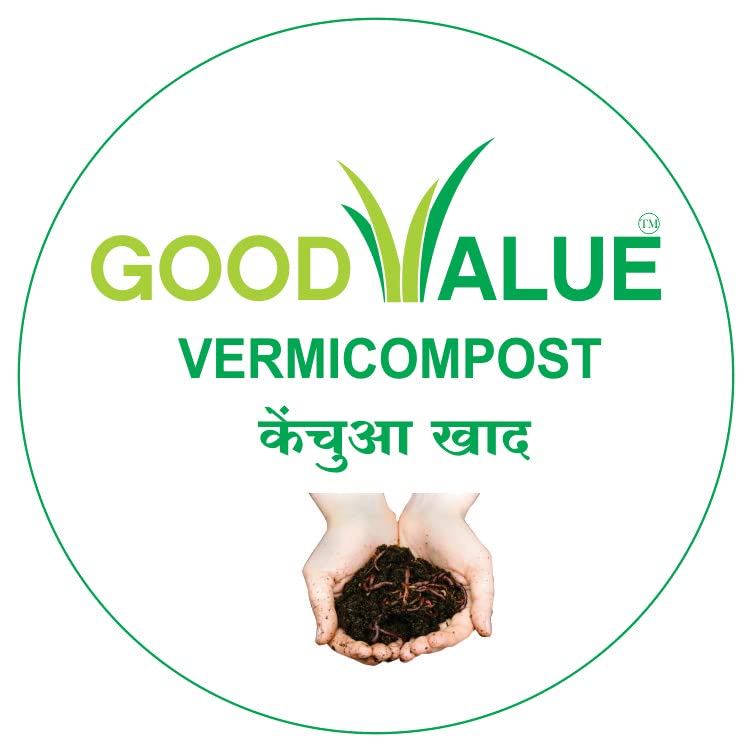 Good Value Vermicompost (10 kg (2 Packs of 5 kg (4 kg+1 kg)) 'Natural Bio Manure' Balanced & Exceptionally Rich in Nutrients for Any Type of Plants, Trees and Crops 3 51z77Gr2IEL