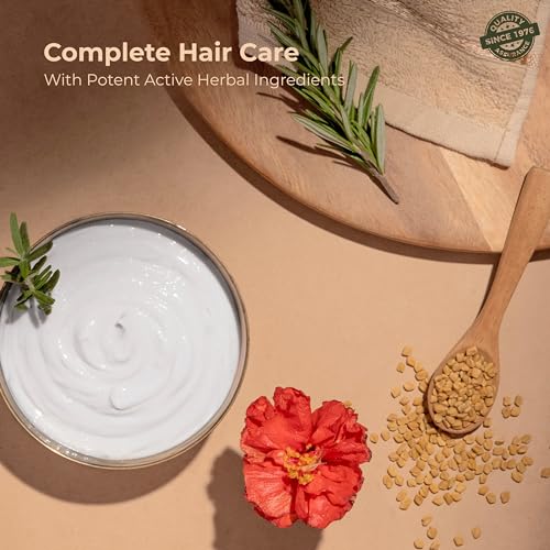 Image of Hair Growth Mask with Hibiscus, Rosemary & Fenugreek Seeds, Ready-to-Apply 150g