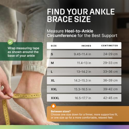 Image of Modvel Foot & Ankle Brace Socks for Sprained Ankle Compression Sleeve - Foot Support for Women & Men - Tendonitis & Arthritis Ankle Brace Sports Running, Torn Ligaments & Women Stabilizing Ankle Wrap