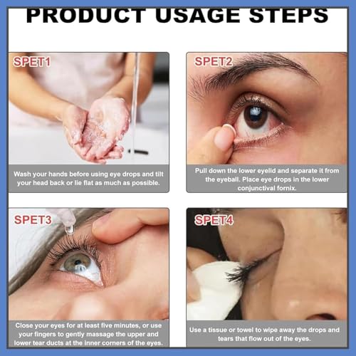 Advanced Eye Color Enhancing Drops, New Fancy Eye Drops, Lighten -Looking Tint & Brightening Formula for Instant Eye Refresh (Blue) - Image 6