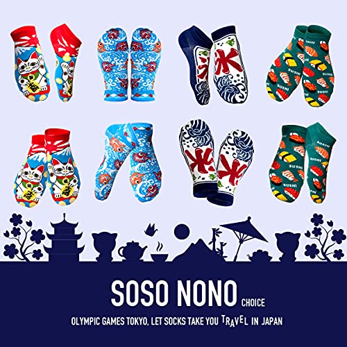 Cat Socks for Cat Lovers, Women Athletic Ankle Fun Cotton Socks Women with Cute Kitty Patterns, Gift Box for Birthday3