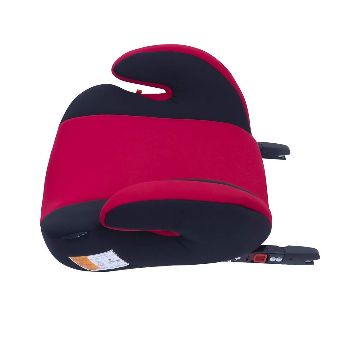 Petex Asiento elevador de coche Maja con sistema de fijación ISOFIX, grupo ECE 3, niños de 7-12 años, 22-36 kg, color rojo