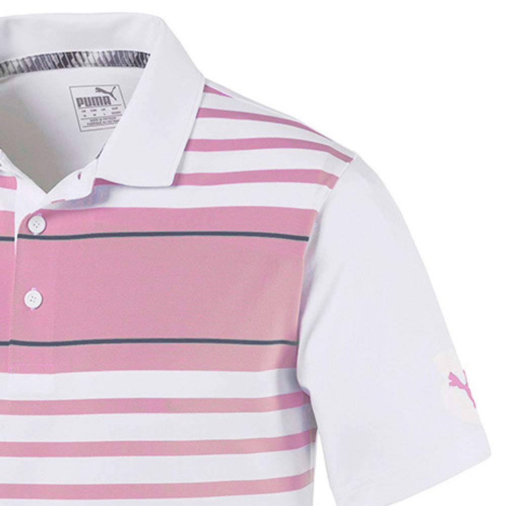 Puma Golf Men's 2019 Spotlight Polo, Pale Pink-Peacoat, x Large