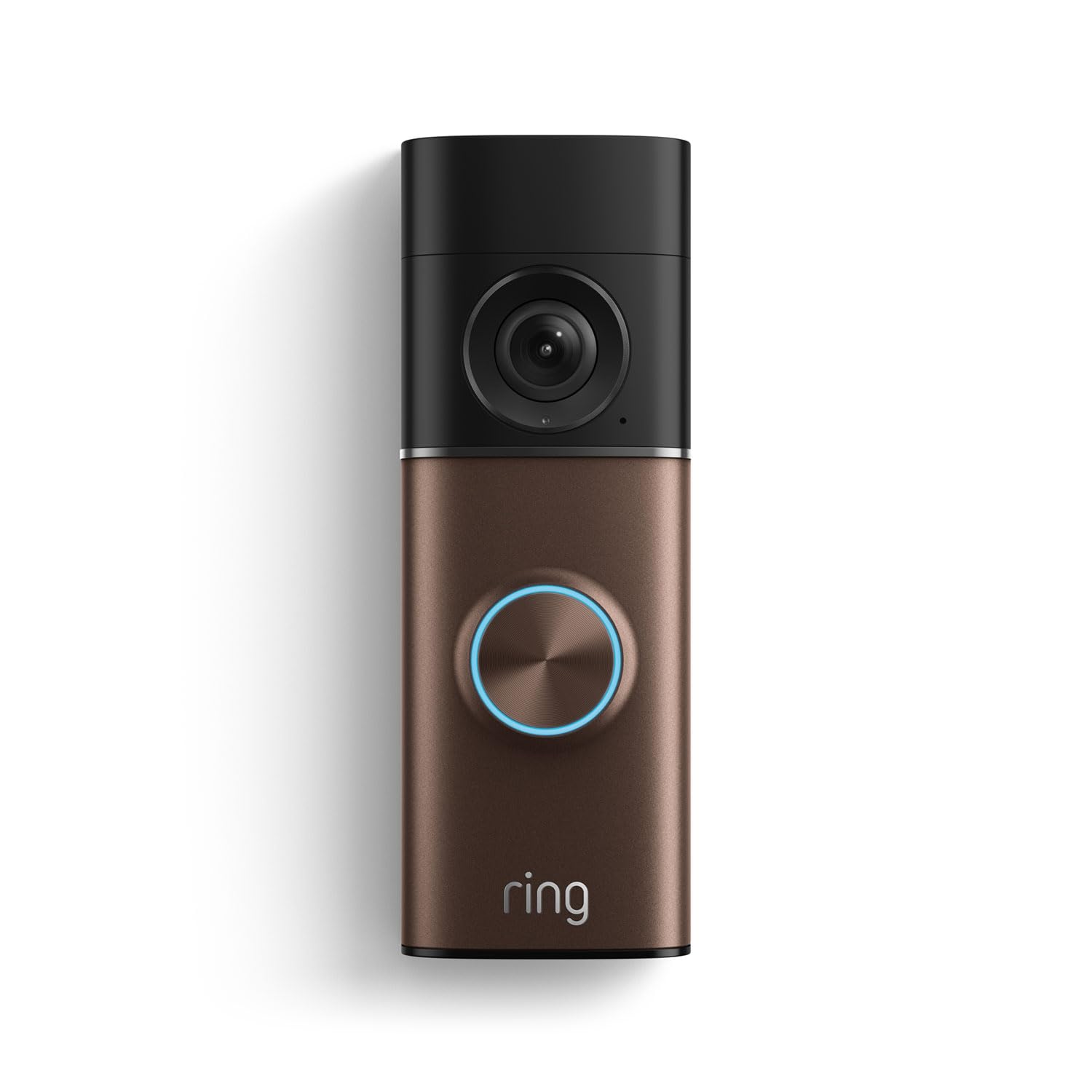 Ring Interchangeable Faceplate — Compatible with Wired Doorbell Pro (3rd Gen), Polished Mocha - 3