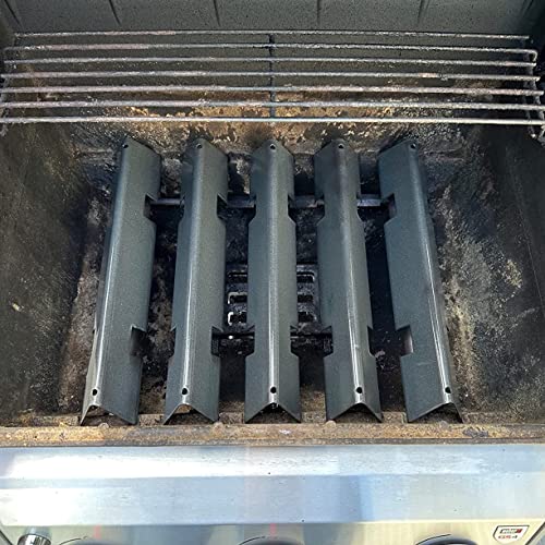 15-1/4" 7636 Flavorizer Bars For Weber Spirit 2 Grill Parts, Spirit E310 E315 E320 S310 S315 S320, Replacement For Weber Gs4 Spirit Ii Parts, Porcelain-Enameled Heat Plates 67046 69797 #TOP5