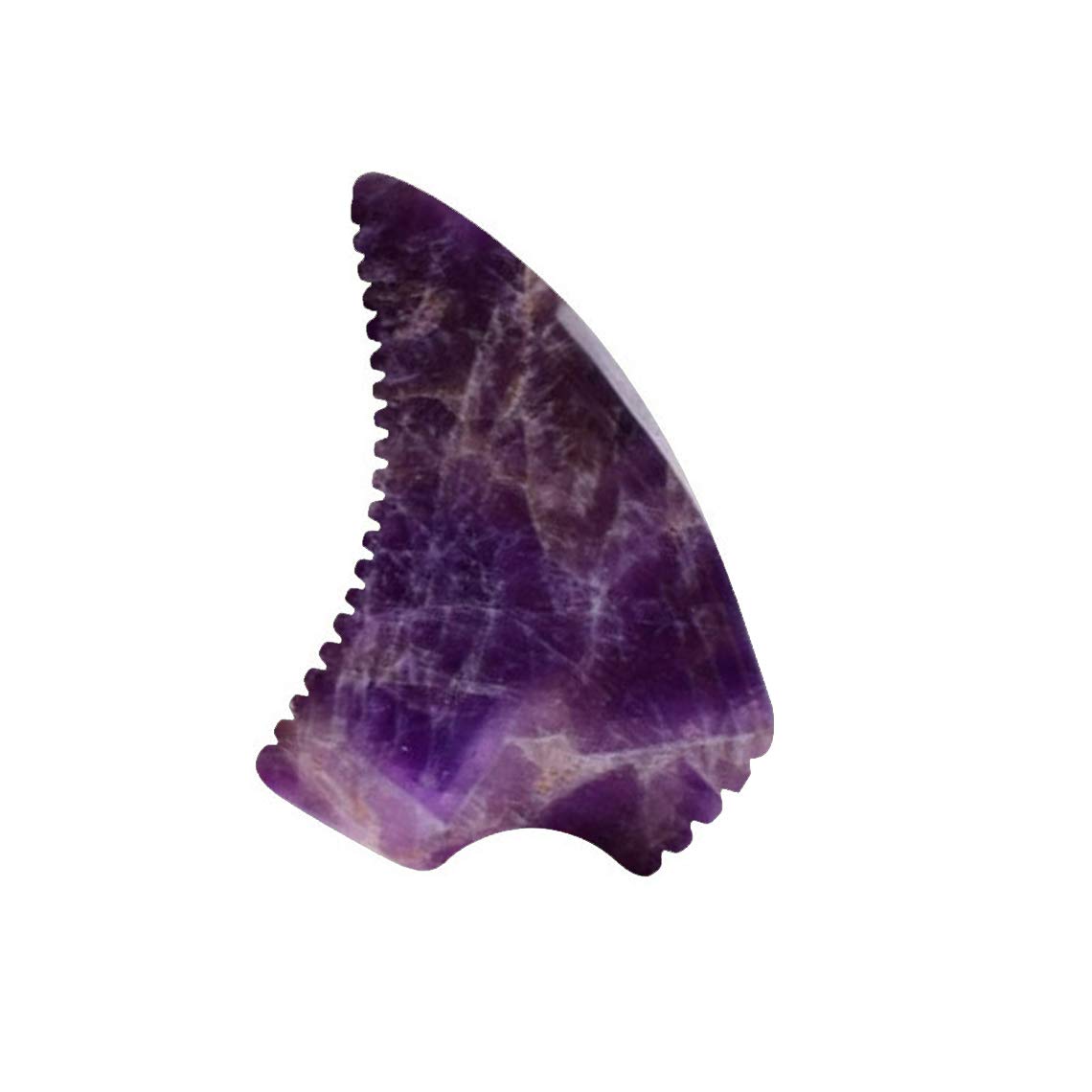 Natural bian amathyst gua sha Stone,Gua Sha Tool,Face Massage,Facial Scraping Massager Stone