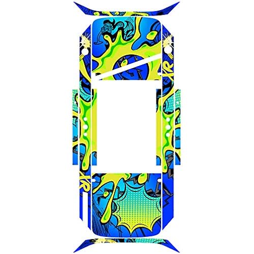Graphics for OneWheel Plus XR, Zany Blue Design, Rail Decals and Grip Tape only, Earth SURF Designs by Senge Graphics Inc.
