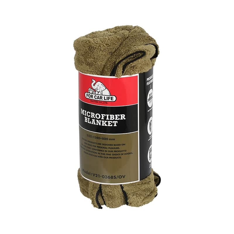 Amazon｜[Dulton] ブランケット MICROFIBER BLANKET オリーブ S