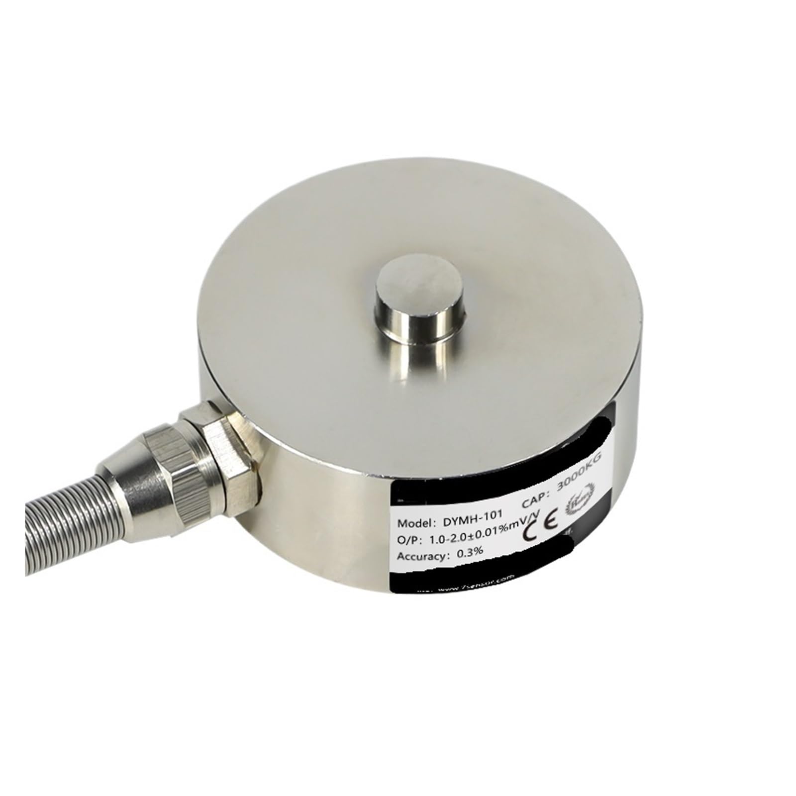 CLEUFWKO DYMH-101Flat Sensor Transducer Stress Measuring 50KG 200KG 1000KG 5ton 10T(0-100KG)
