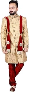 eliq Men's Velvet Stole for Groom/Dupatta for dulha/Sherwani Stole for Weeding and Religious Occastion-picture-15