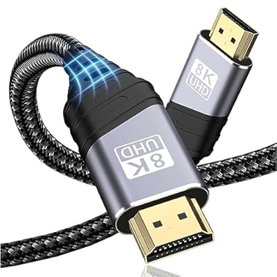 ★【HDMI 2.1 Kabel 】TEFLOTY HDMI 2.1 kabel 8K is volledig compatibel met de internationale standaard voor HDMI 2.1 kabels. Vergeleken met HDMI 2.0 hebben de transmissiesnelheden een enorme sprong gemaakt van 18 Gbps naar 48 Gbps (6 GB/s), geen vertragi...