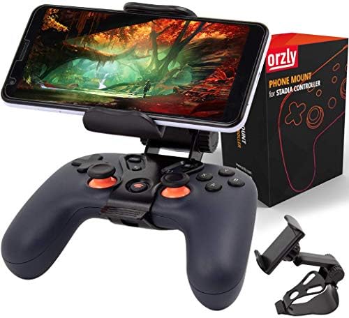 Orzly Phone Mount Clip for use with Google Stadia Controller