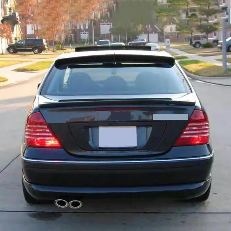 Spoiler Posteriori Auto Per Benz Classe C W203 2001-2006 Baule Posteriore Lip Spoiler Lunotto Sul Tetto Spoiler Plastica ABS Tuning Body Kit Accessori