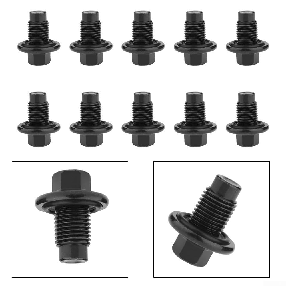 10 piezas de tornillo de cárter de aceite 1013938 97JM6730BA LR000437 para Ford para C-Max 2007-2013