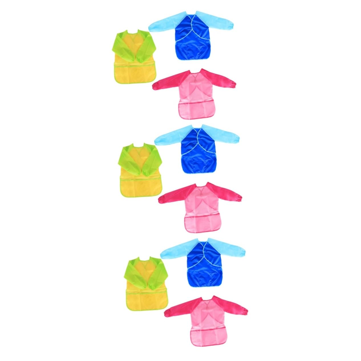 TOYANDONA 9 Pz camice da disegno grembiule da bambino bavaglino impermeabile grembiule artistico per bambini rivestimento del cappotto di pittura usura inversa da lavoro abito