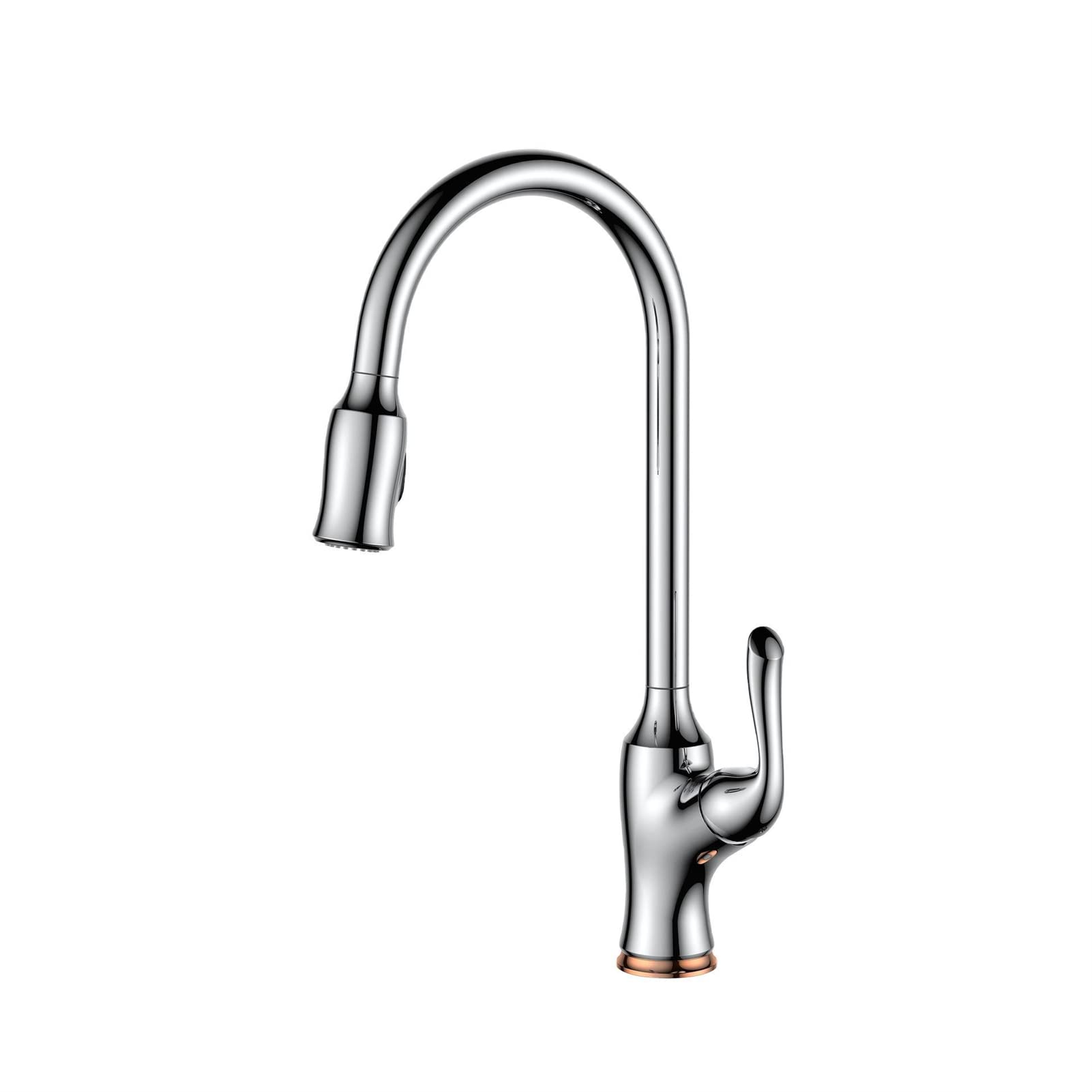 Mitigeur de cuisine extractible pour un lavage facile des grands plats d'évier