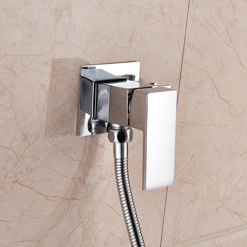 Grifo mezclador de agua fría y caliente para bidé y lavadora de lavabo 5