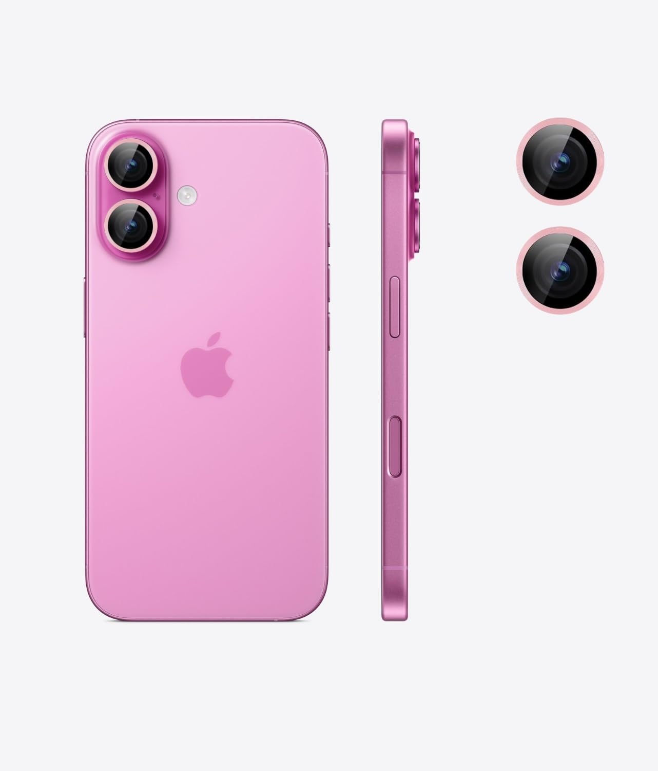 Enhanced Apple iPhone 16 /Apple iPhone 16 Plus Camera Protection Ring: Safeguard Your Lens with Style (Rose Gold) (B0DG97GH6R) Amazon Price History, Amazon Price Tracker