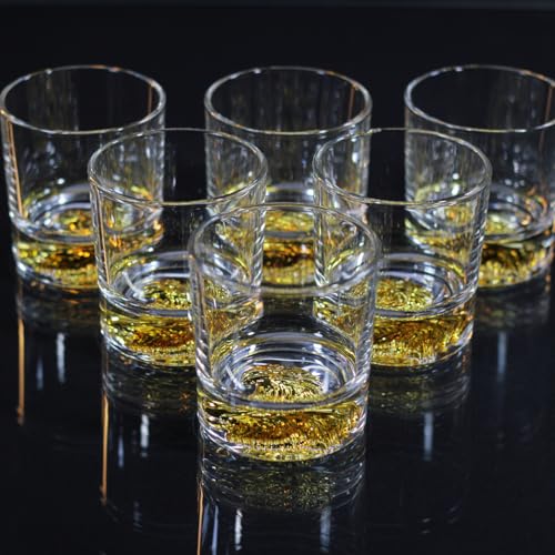 Image of Melbify Gold Eagle Whiskey Glass Gift Set | 6 pcs Set | 300 ml | Premium Packing | Gift Box | Gold-Bottomed | Imported | Luxurious | Ideal for Wedding Gifts, Anniversary, VIP and Corporate Gifts