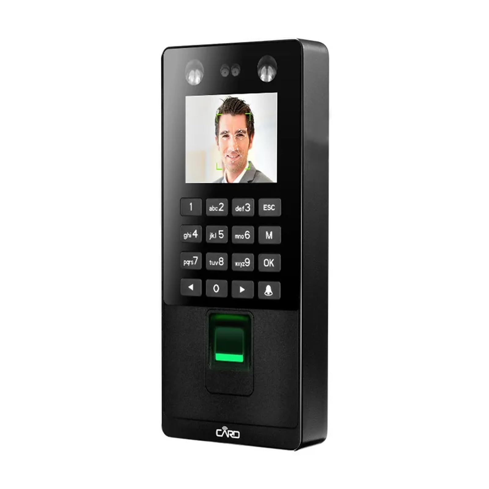 Pointeuse Machine De Reconnaissance Faciale X112, Empreintes Digitales, Temps Présence, Carte À Balayage D'empreintes, Système D'interdiction Du Département Facial