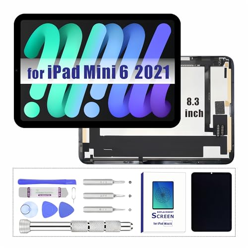 ZTR for iPad mini 6 6th 2021 Screen Replacement 8.3’’ LCD Display for iPad Mini6 Gen A2567 A2568 A2569 Digitizer Touch Screen Assembly with Free Tools