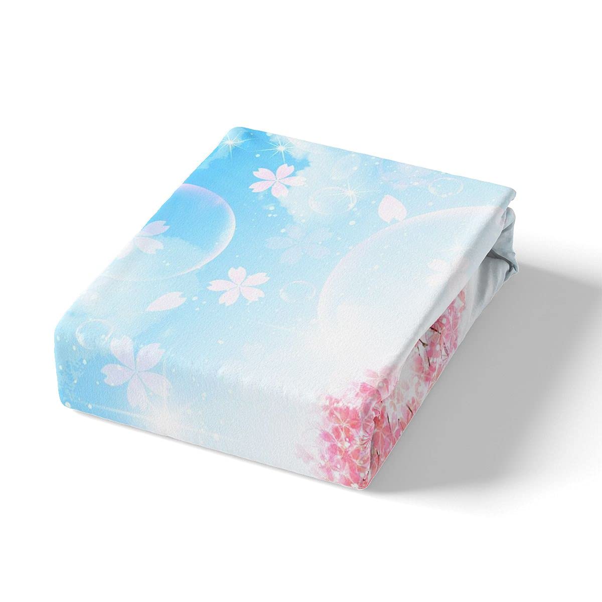 Juego de Cama para niños,niñas,árbol de Flores de Cerezo, Rosa