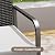 Gizoon 4 Piece Patio Furniture Set, Wicker Furniture with Glass Coffee Table, Outdoor Rattan Conversation Set, for Backyard, Poolside, Porch, Lawn, Cushion-Grey
