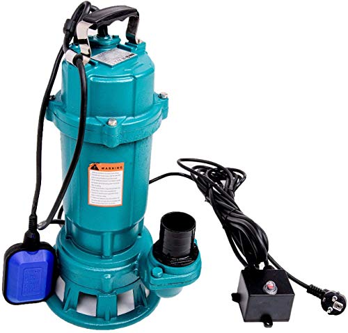 Pompa Sommersa 1500W Ibo 1,5 Kw Con Trituratore + 2" Storz C + Tubo Da 50 M Pompa Per Acqua Pompa Per Liquami Pompa Per Acque Reflue Con Tubo Da Costruzione, Dispositivo Di Taglio, Galleggiante - 4