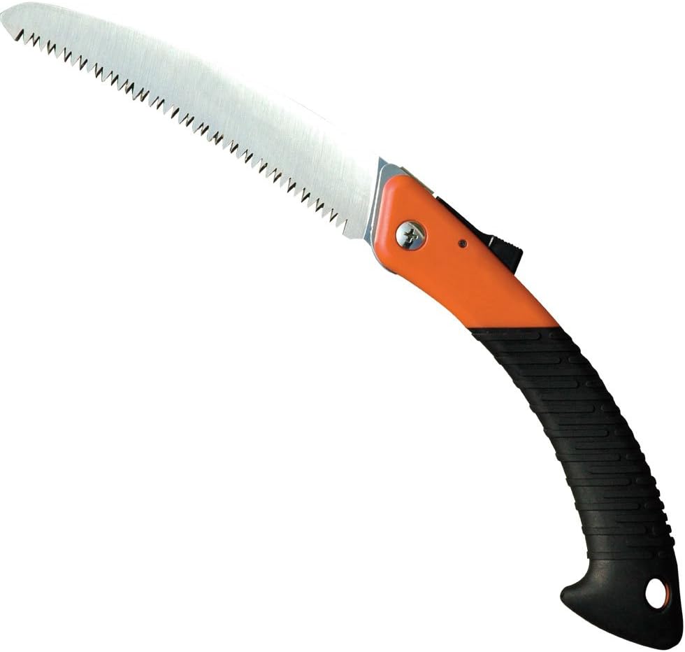 A.M. Leonard Tri-Edge Folding Pruning Saw, 7-inch Curved Blade