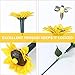 Uonlytech Powered Rojo Hummingbird Sunflower Decoration Simulation Design Flying Solar