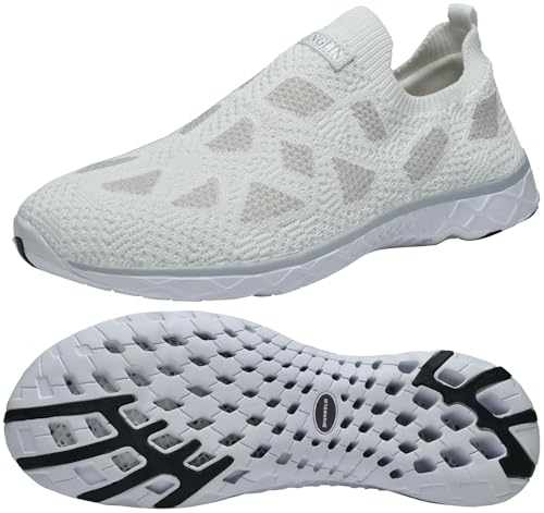 Image of Men's Quick Drying Aqua Water Shoes,3-Second Drainage & All-Terrain for Swimming,Hiking,Yoga