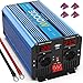 Produktbild 3000W Reiner Sinus Wechselrichter 12V auf 230V Spannungswandler Power Inverter DC Umwandler mit AC-Steckdosen USB-Anschlüsse und Bildschirm LED für Wohnmobil Kfz Konverter