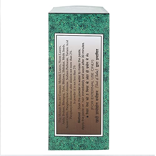 Image of Deewal Herbal Khadi Mehndi for Unisex, 240g - Brown (Pack of 3)