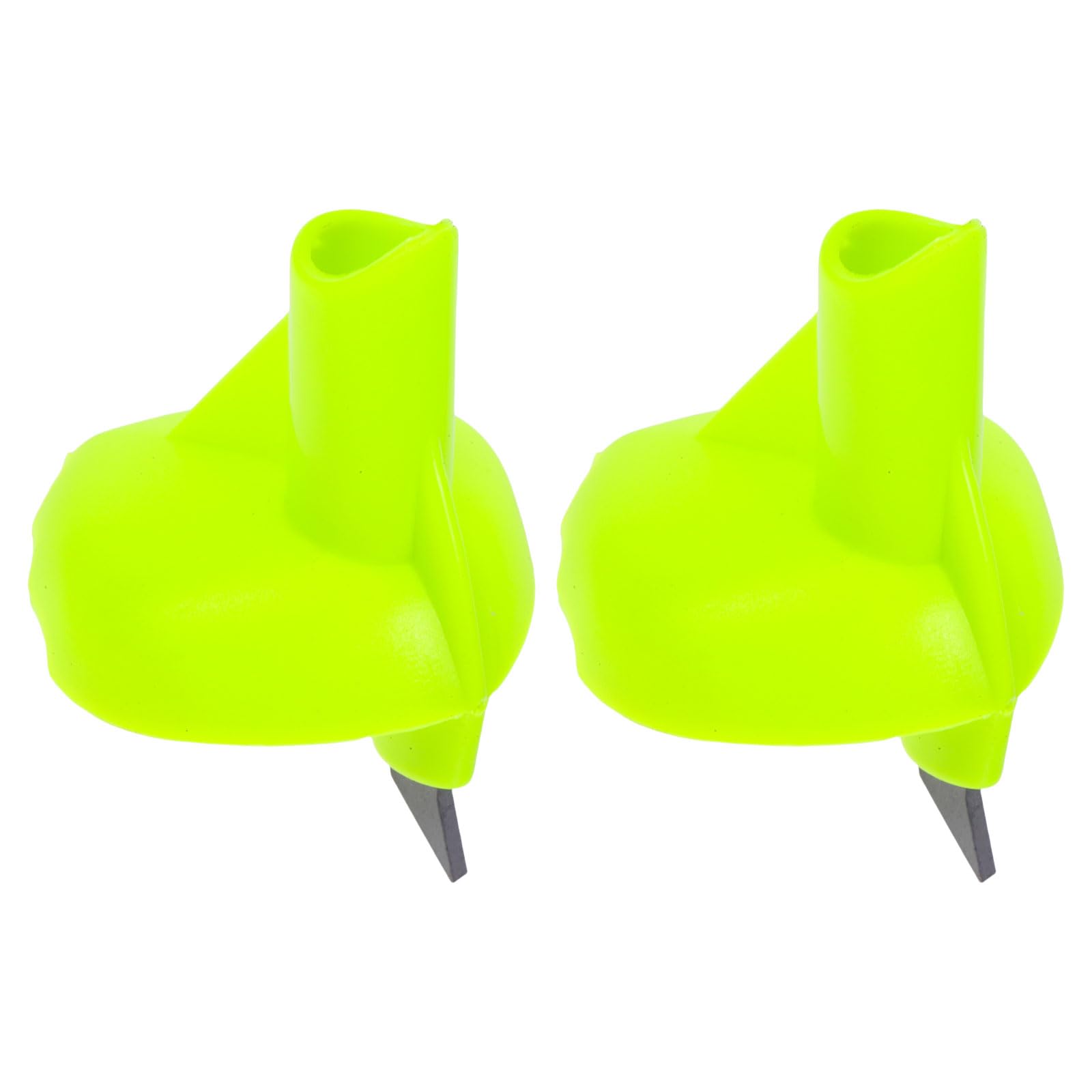 SUPVOX Puntas de Bastones de Trekking de Metal de Tungsteno 2 Unidades, Color Amarillo, Repuesto para Senderismo, Esquí y Montañismo, Accesorio Resistente y Antideslizante